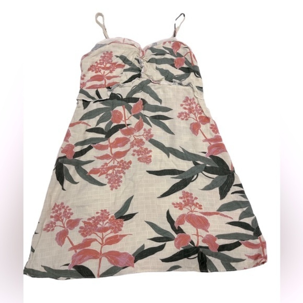 O'Neill Cream and Pink Floral Mini Dress